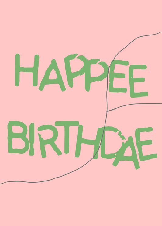 Tarjeta/impresión de cumpleaños HP
