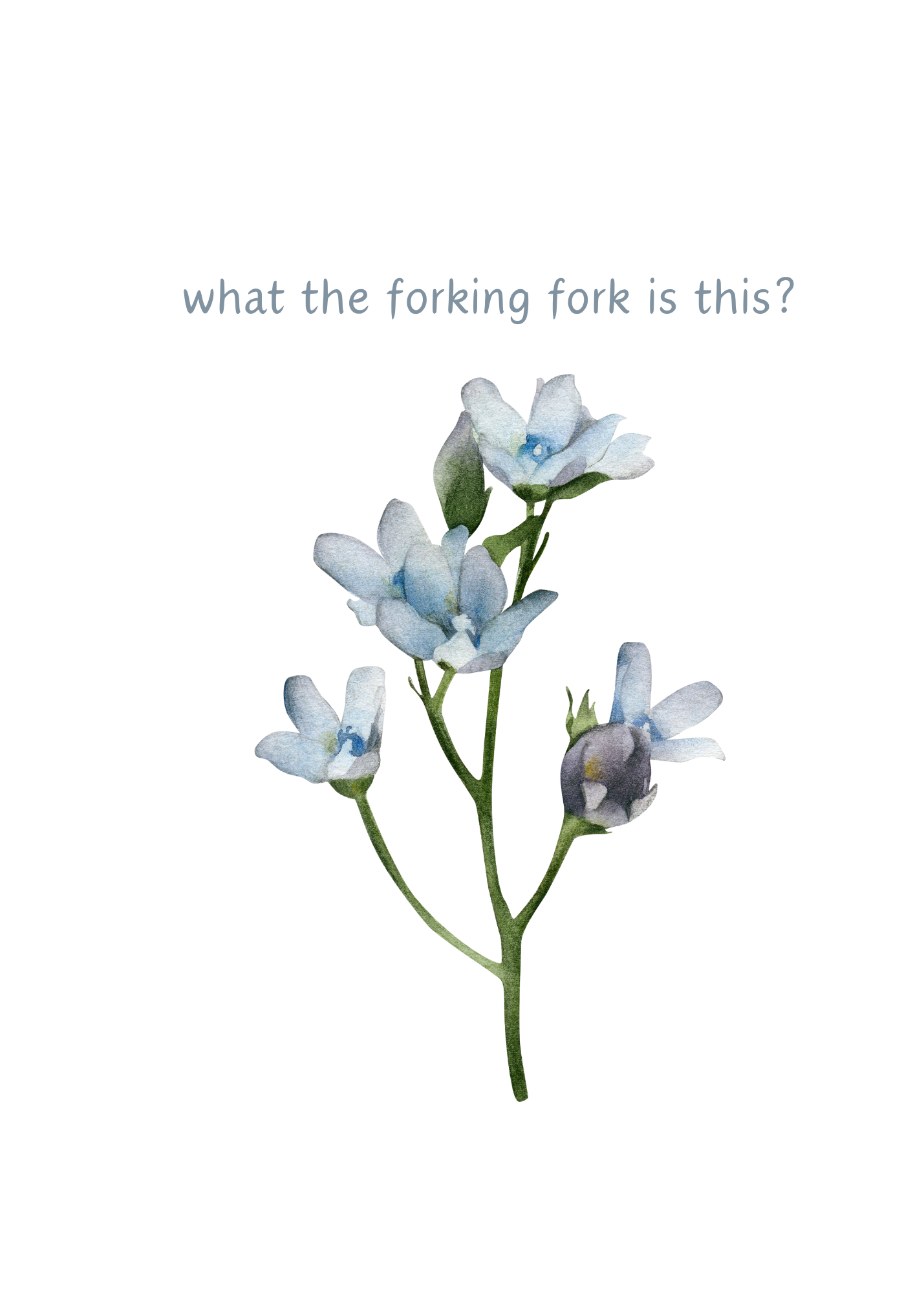 Colección Classy as Fork Card/Print