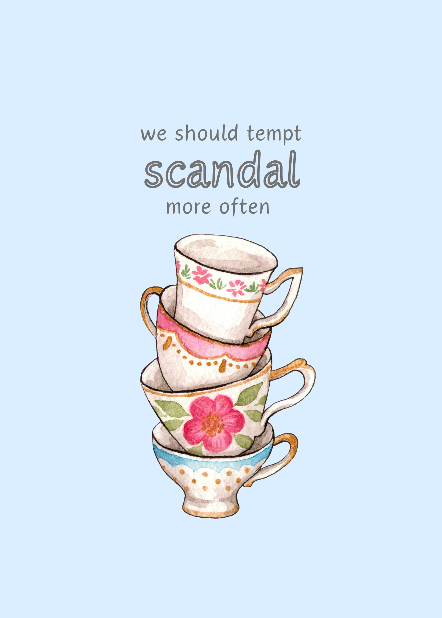 Tempt Scandal Card/Print