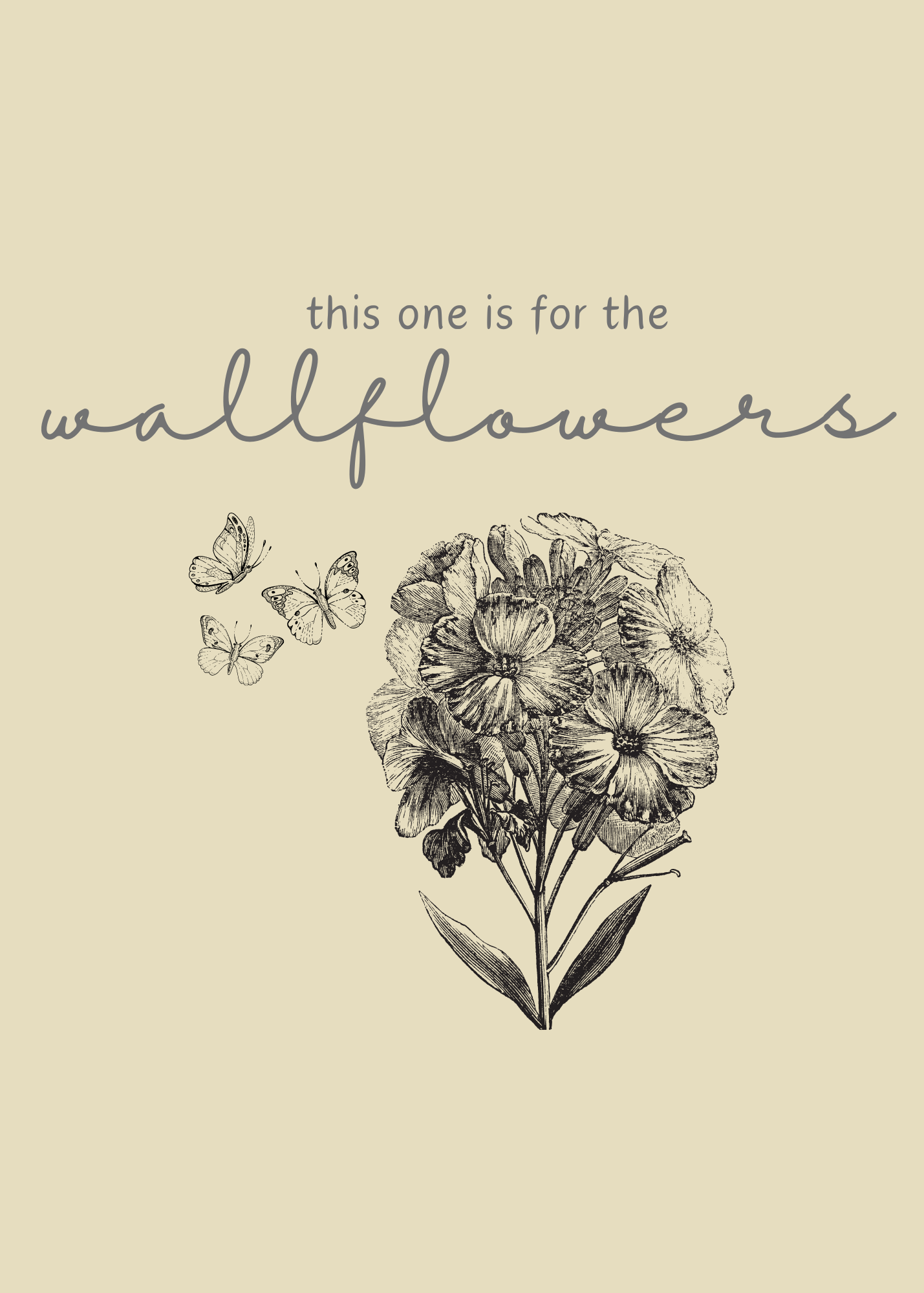 Wallflower Card/Print