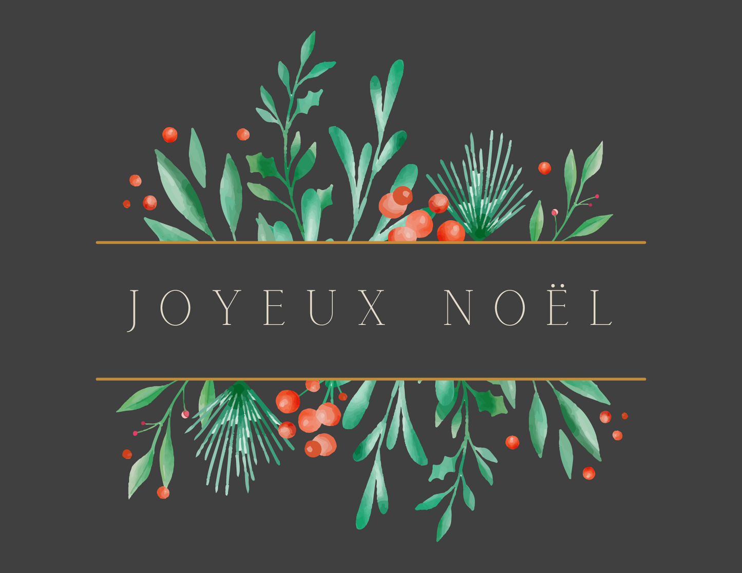 Tarjeta Joyeux Noël