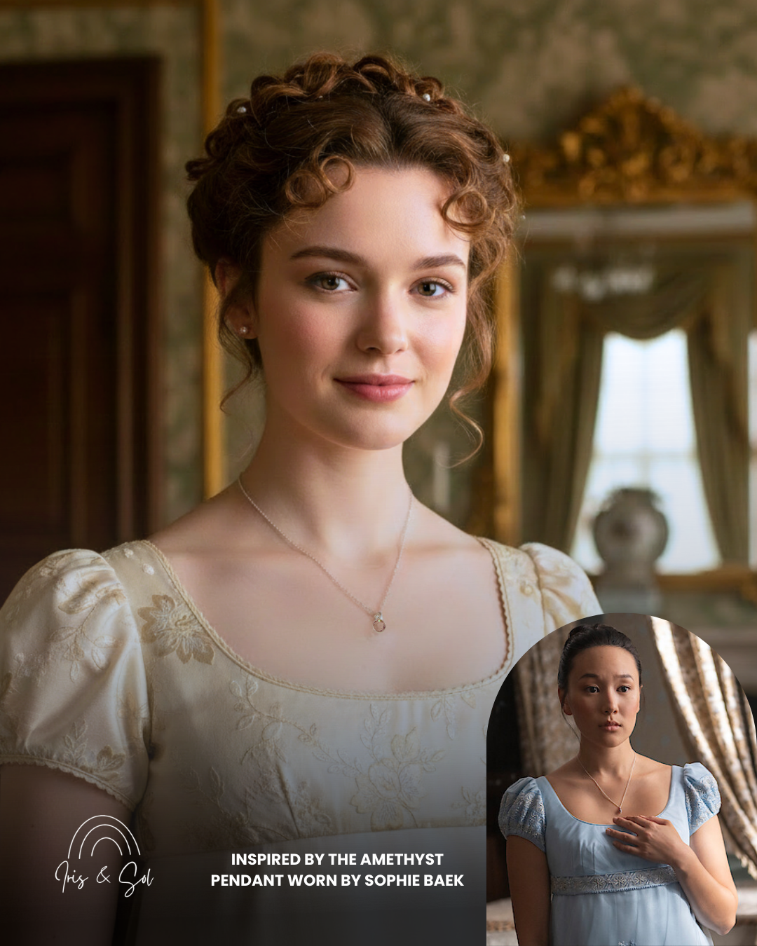 Lady In Silver Pendant