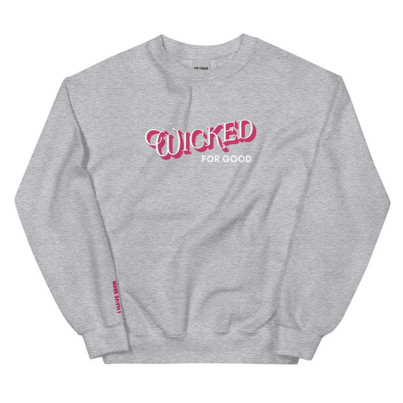 For Good Pink Sweatshirt Embroidered With Sleeve