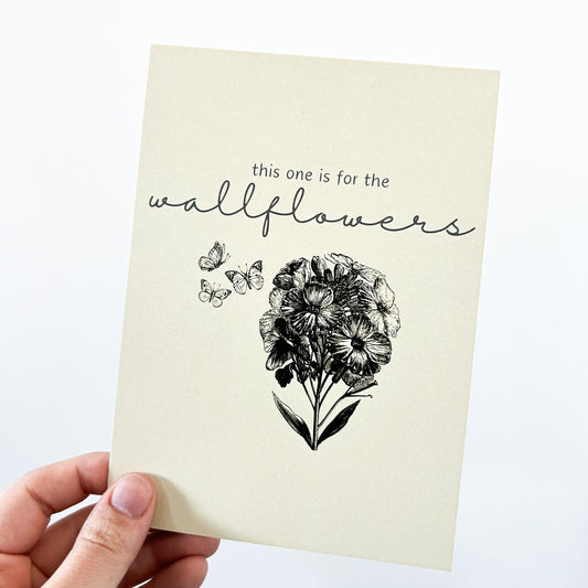 Wallflower Card/Print