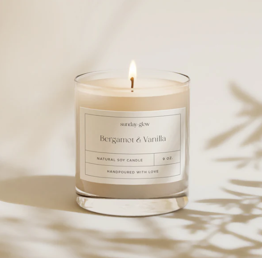 Bergamot & Vanilla Candle