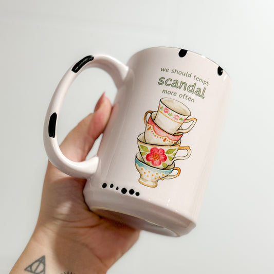 Taza Tentar escándalo