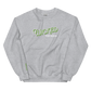 For Good Green Sweathirt Embroidered With Sleeve