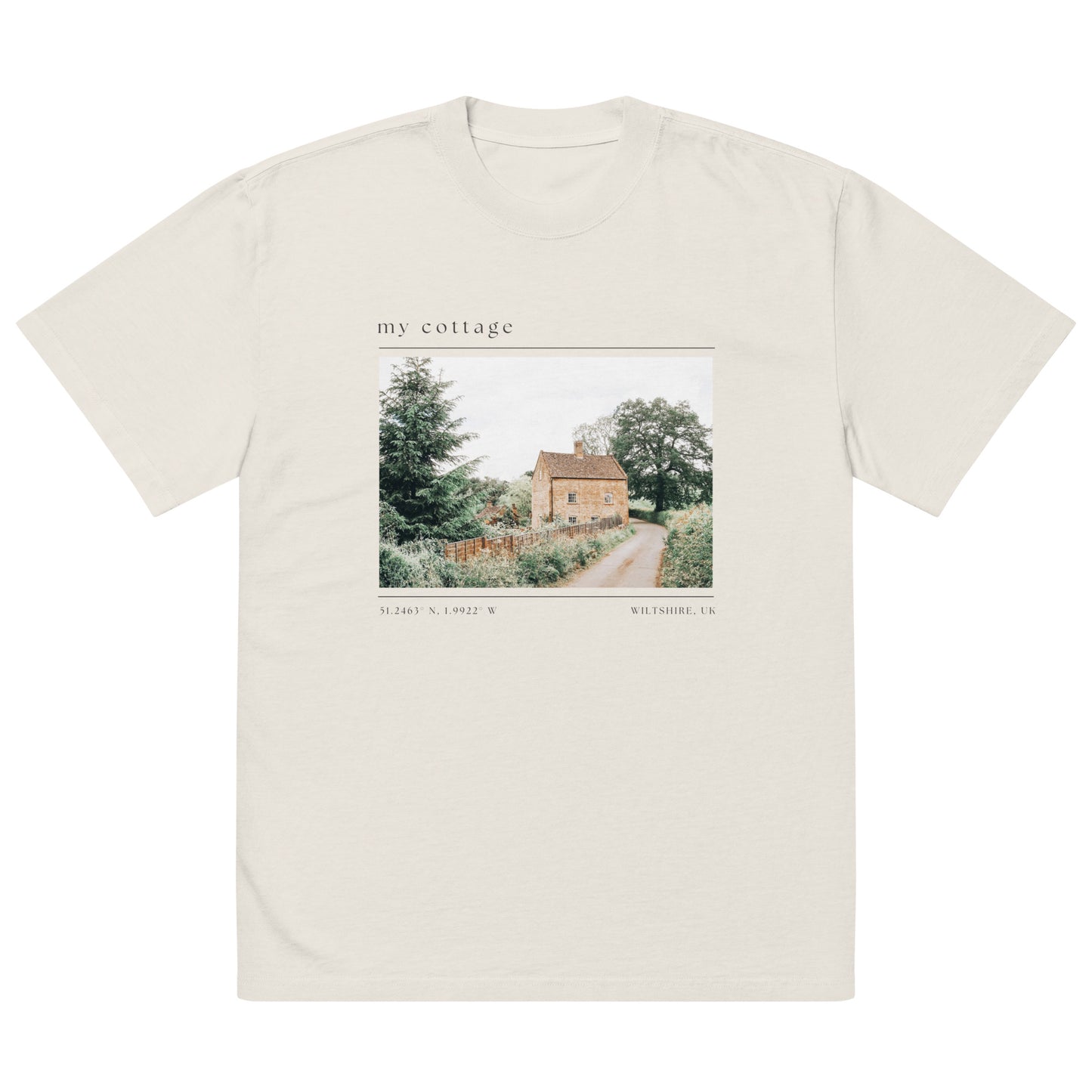 My Cottage Oversized faded t-shirt