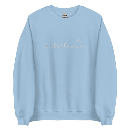 Blue Wallflower Sweatshirt