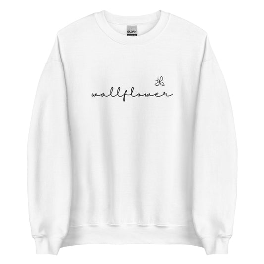White Wallflower Sweatshirt