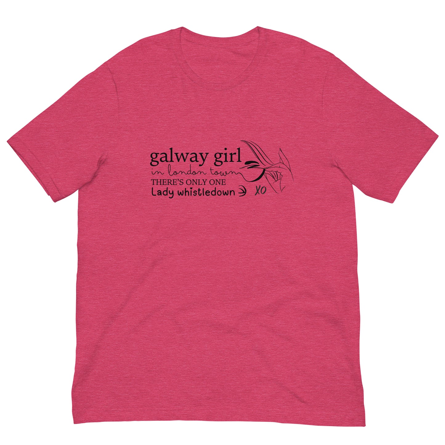 T-shirt Galway Fille Rose